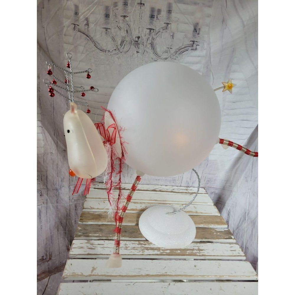 Dept 56 87295 reindeer LED‎ light up home decor cen